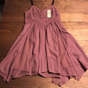 Purple AE swing dress size 0 NWT